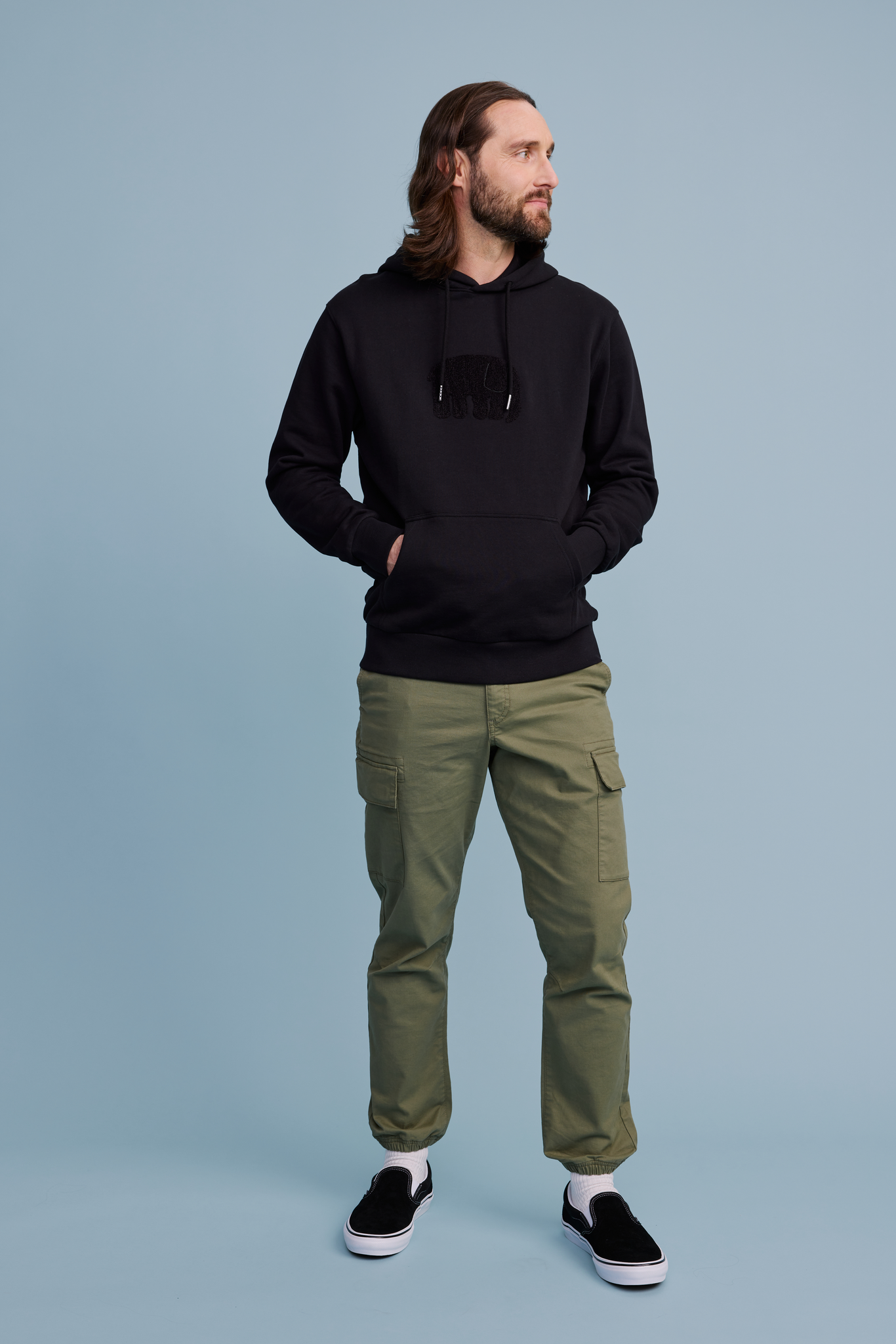 22601481001_2; Finlayson Elefantti Hooded Sweatshirt Black / S 