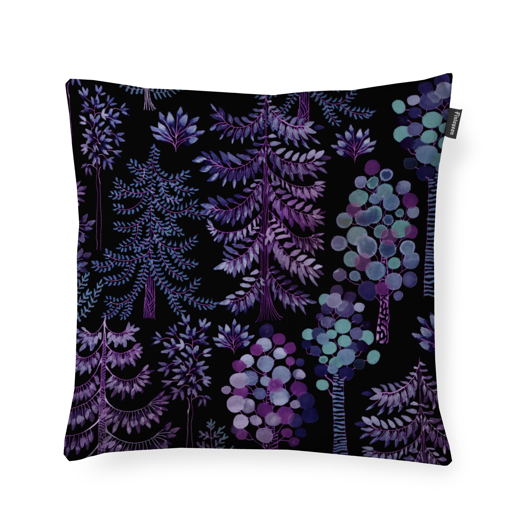 80813-4962-06-04; Finlayson Sadussa Decorative cushion cover Violet / 48x48 cm 