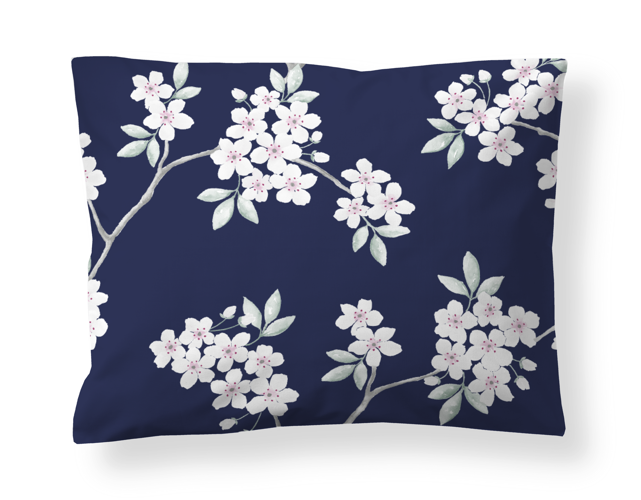 60138-4056-21-10; Finlayson Kioto Sateen Pillowcase Dark Blue / 50x60 cm 