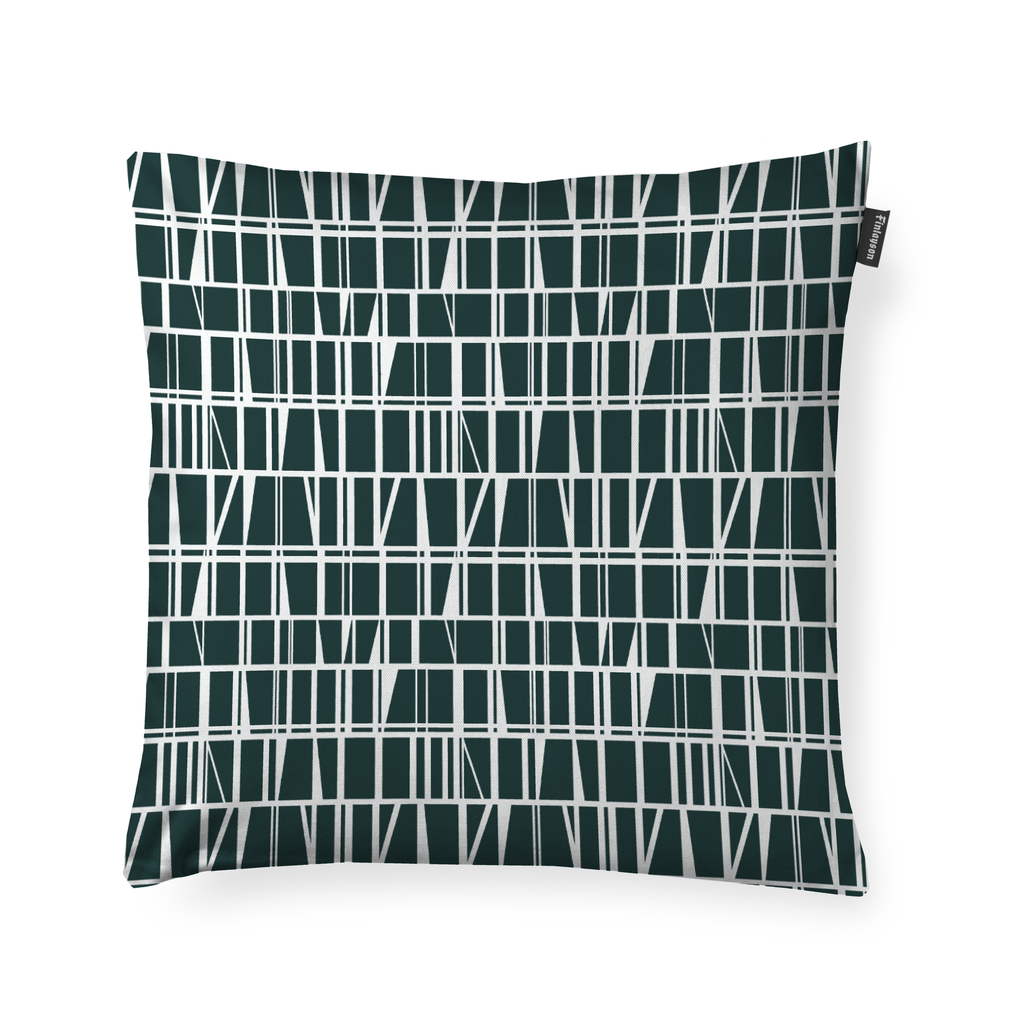 80811-3435-54-04; Finlayson Coronna Cushion Cover Dark Green / 48x48 cm 