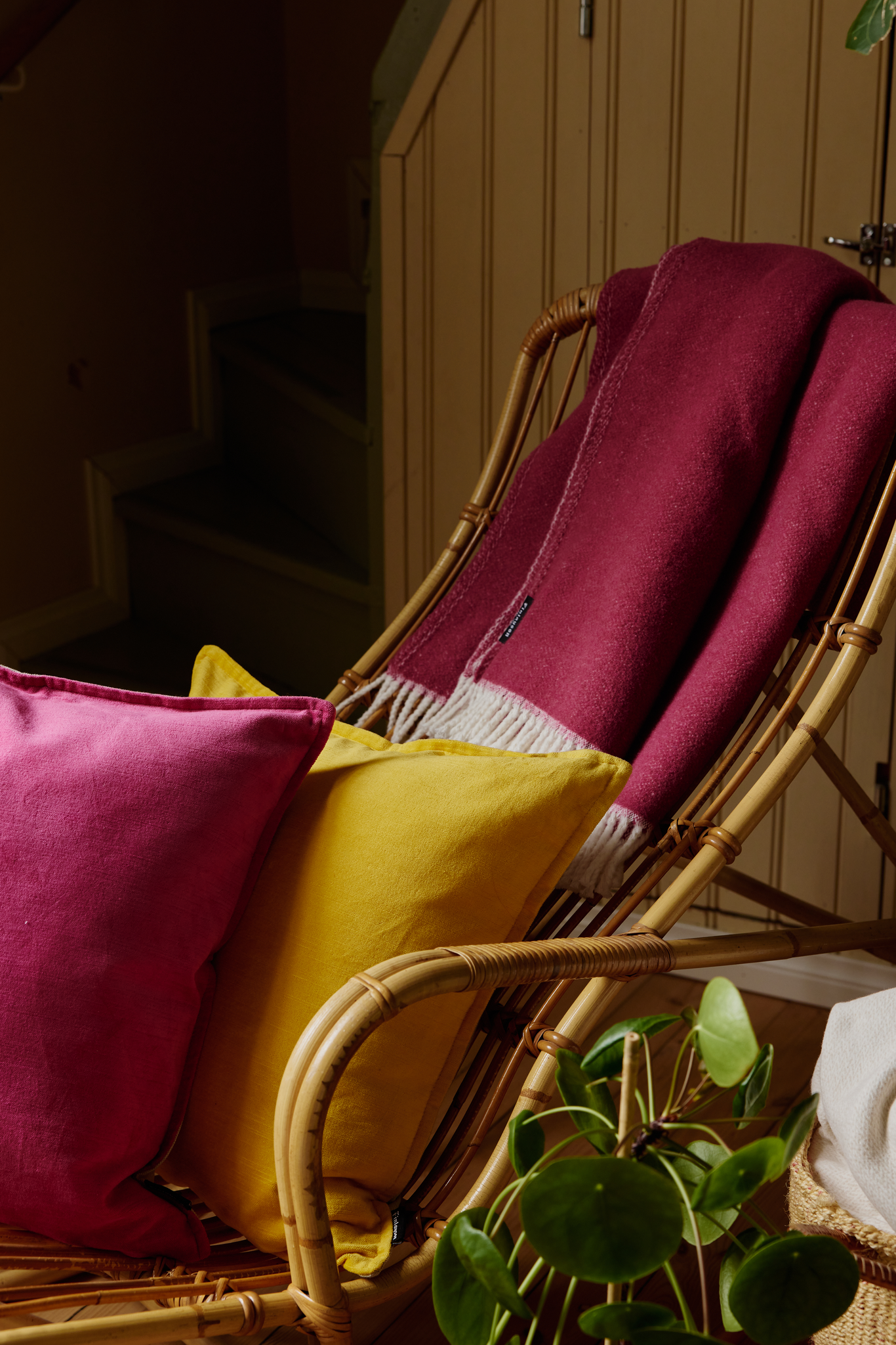 81826-0300-01-04_1; Finlayson Lumoava Decorative Cushion Cover Yellow / 50x50 cm 