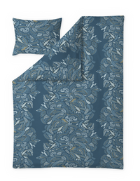 60712-5053-03-06; Finlayson Pihamaa Sateen Duvet Cover set Petrol / 150x210 + 50x60 cm 