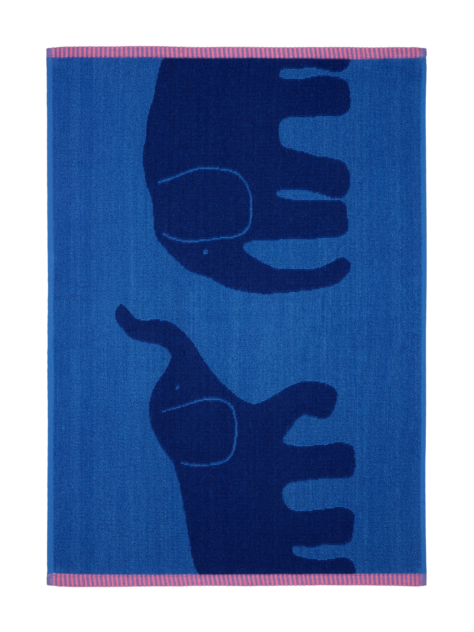 70563-5415-02-12; Finlayson Elefantti vapaa Hand Towel Blue / 50x70 cm 