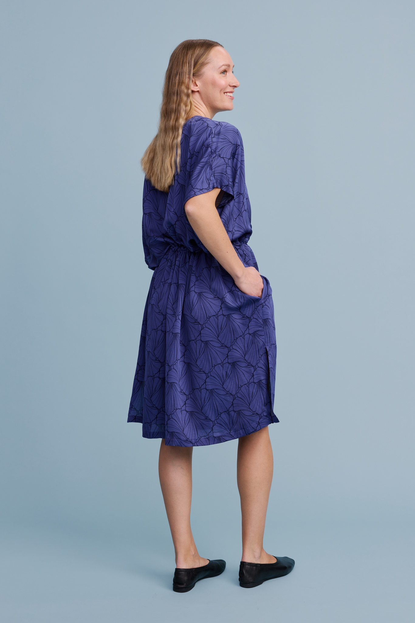 22596795001_3; Finlayson Lilia Kaftan Blue / S 