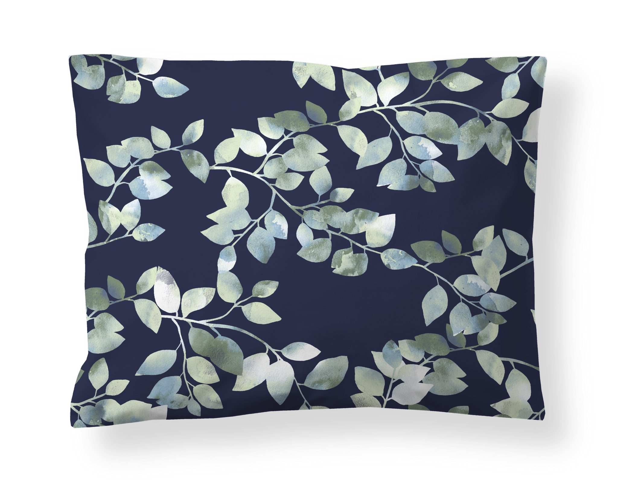 60138-4946-09-10; Finlayson Latvus Sateen Pillowcase Dark Blue / Green / 50x60 cm 