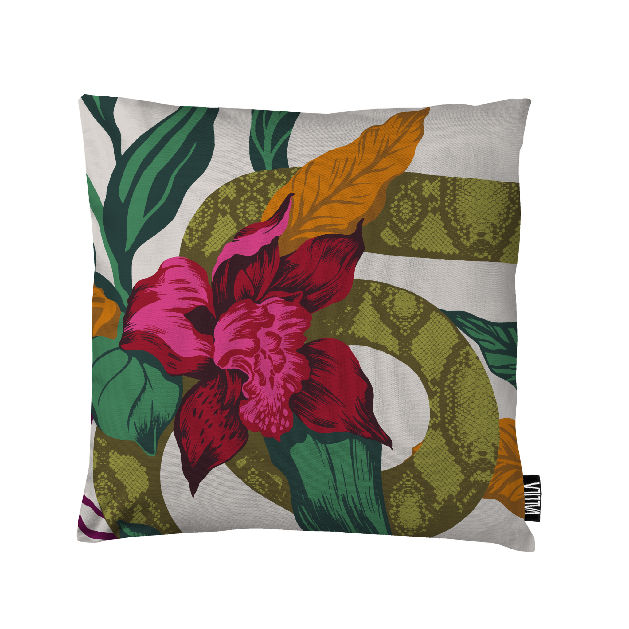 109131-8100; Finlayson Kielletty puutarha Cushion Cover Multi / 43x43 cm 