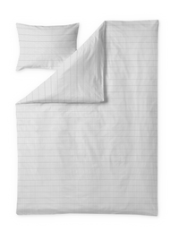 60712-4292-16-06; Finlayson Ruoko Sateen Duvet Cover set Grey / White / 150x210 + 50x60 cm 