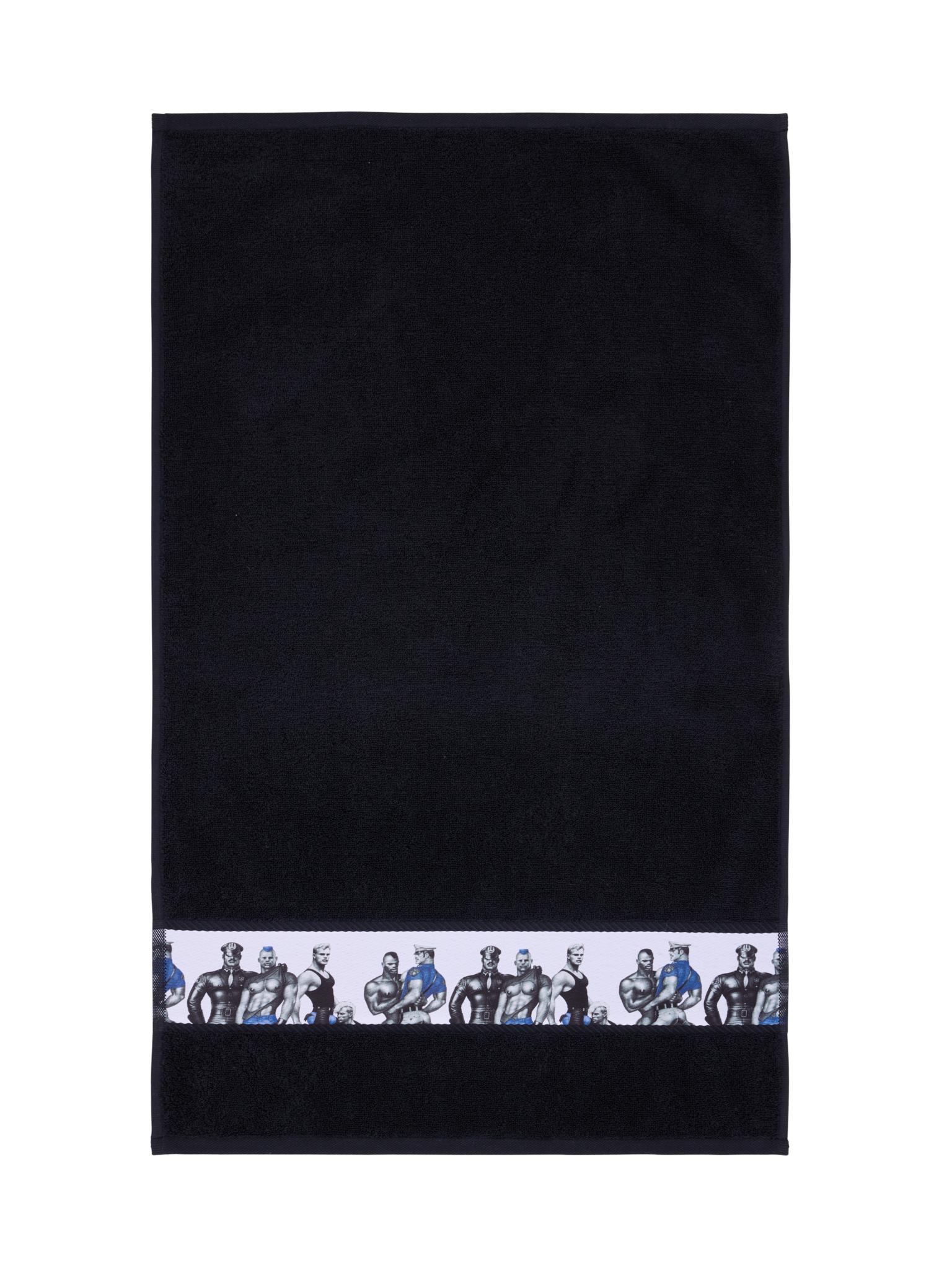 70154-4864-01-12_2; Finlayson Tom of Finland Hand Towel Black / 50x80 cm 