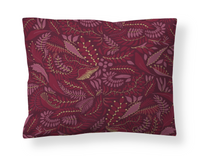 Finlaysonshop.com Pihamaa sateen pillowcase Wine / 50x60 cm