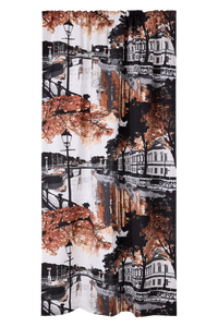 CT000326-3741; Finlayson COM Vallila Aurajoki curtain Terra / 140x250 cm