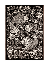 108776-9700; Finlaysonshop.com Vallila Viserrys rug Dark grey / 200x300 cm