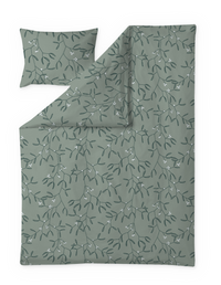 60712-5132-05-06; Finlayson Misteli Sateen Duvet Cover set Salvian Green / 150x210 + 50x60 cm 