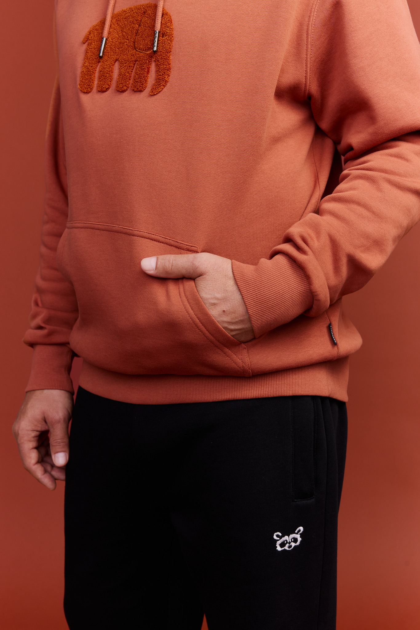 22706813001_5; Finlayson Elefantti Hooded sweatshirt Terra / S 