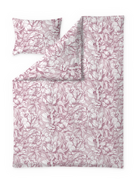 60714-5501-01-06; Finlayson COM Pioni tencel-cotton duvet cover set Rosa / 150x210 + 50x60 cm