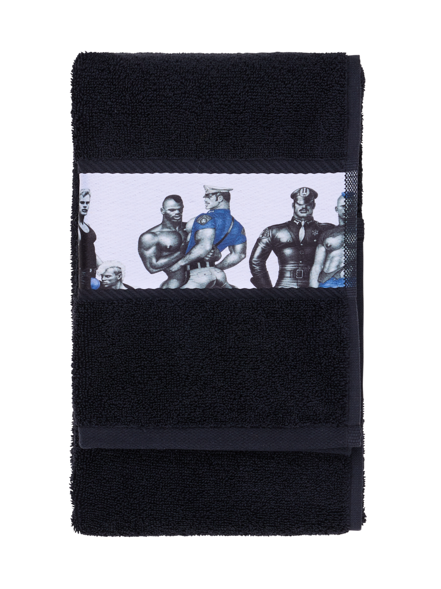 70154-4864-01-12; Finlayson Tom of Finland Hand Towel Black / 50x80 cm 