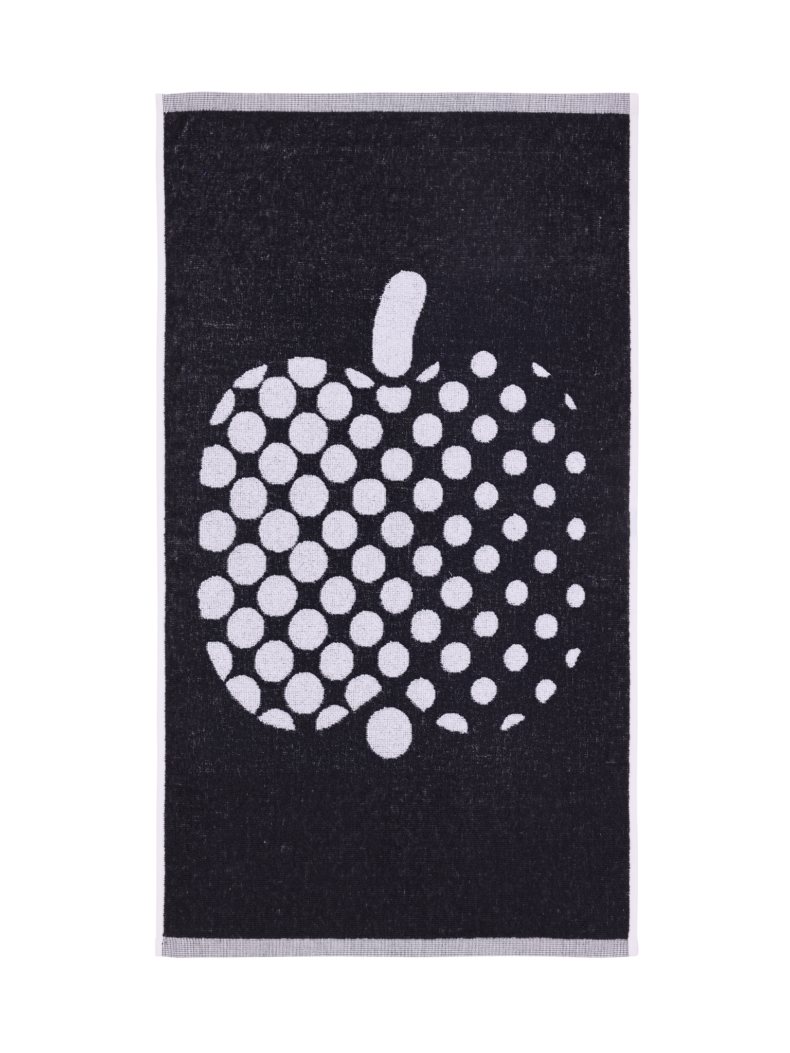 71052-1367-06-12; Finlayson Optinen Omena Hand Towel Black / 30x50 cm 