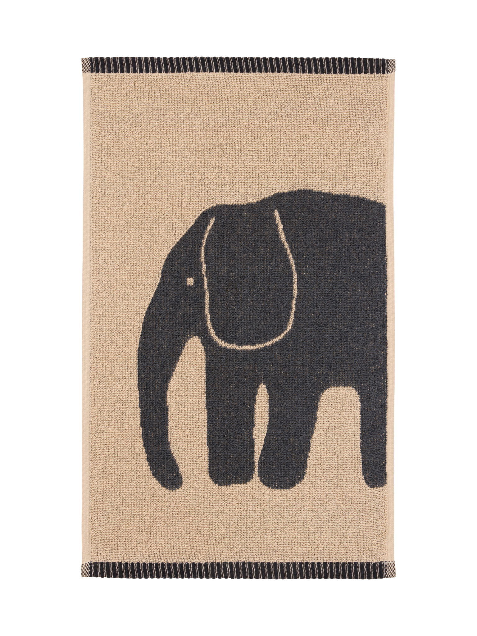 70562-5415-04-12; Finlayson Elefantti vapaa Hand towel Dark Grey / Beige / 30x50 cm 