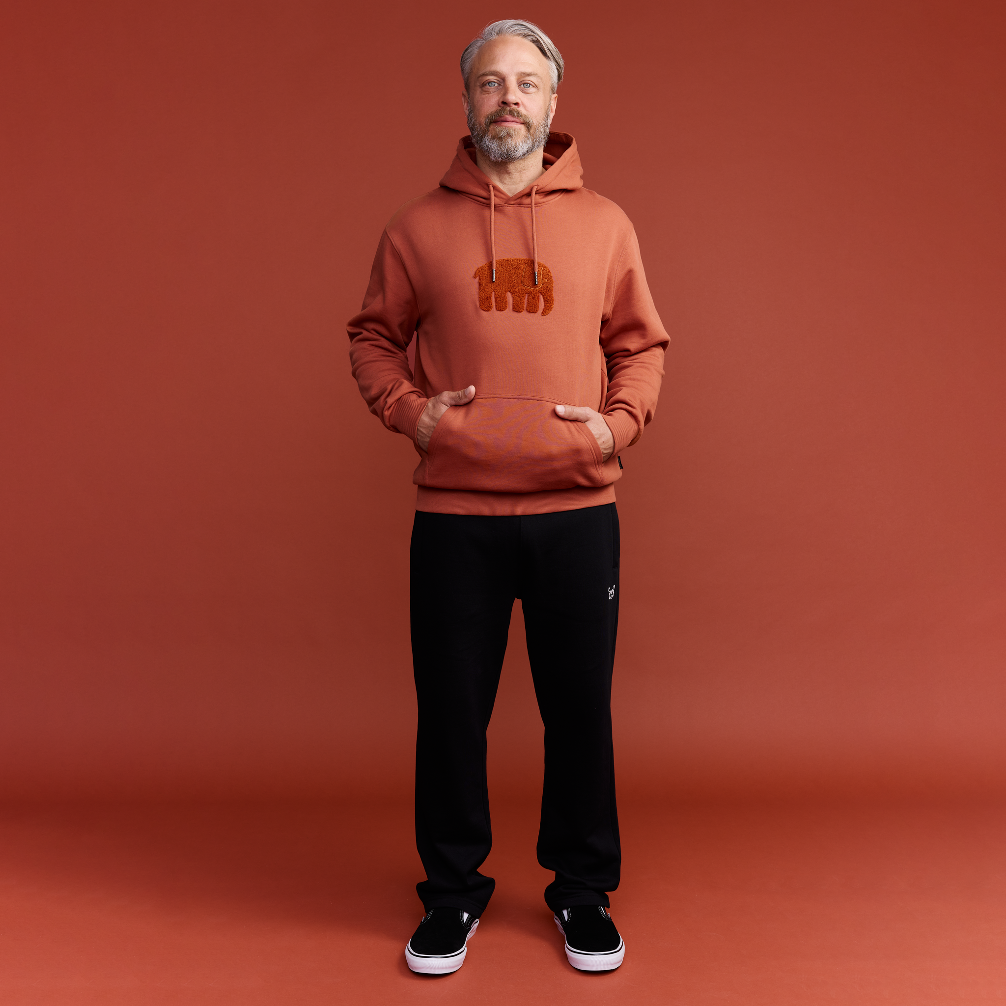 22706813005; Finlayson Elefantti Hooded sweatshirt Terra / XXL 