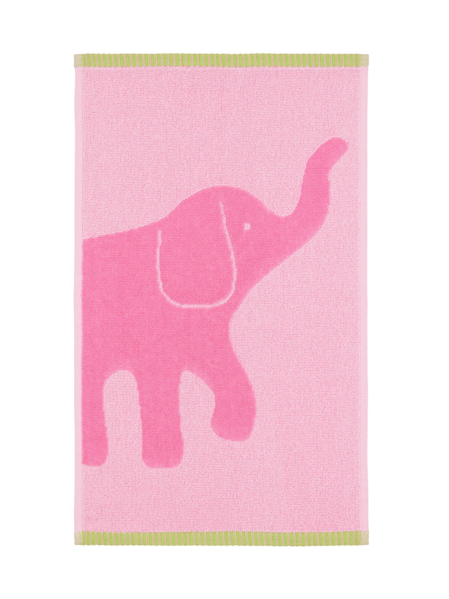 70562-5415-03-12; Finlayson Elefantti vapaa Hand towel Pink / Green / 30x50 cm 