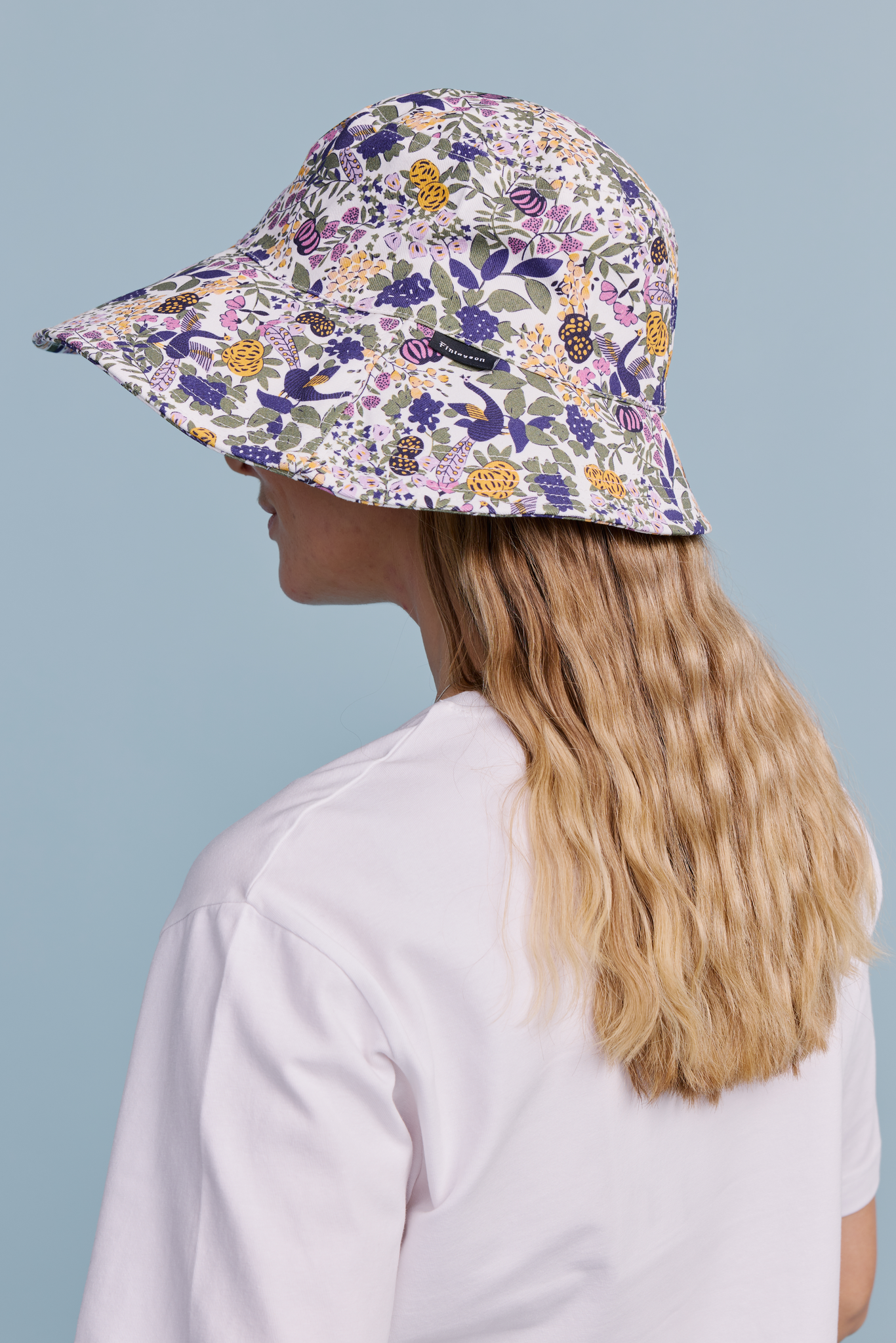 22618636_3; Finlayson Riikinkukko Summer hat Mauve / Green / One size 