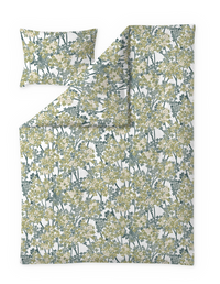 60714-5160-05-06; Finlaysonshop.com Helvi tencel-cotton duvet cover set Petrol / Green / 150x210 + 50x60 cm