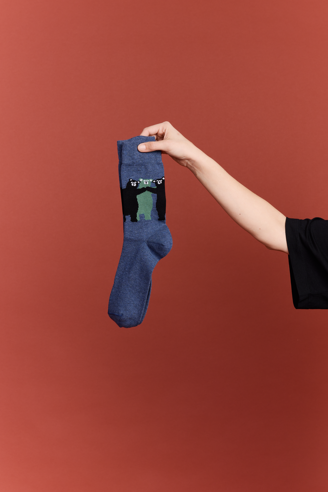 99100-0754_1; Finlayson Kopla Socks Blue / 43-45 