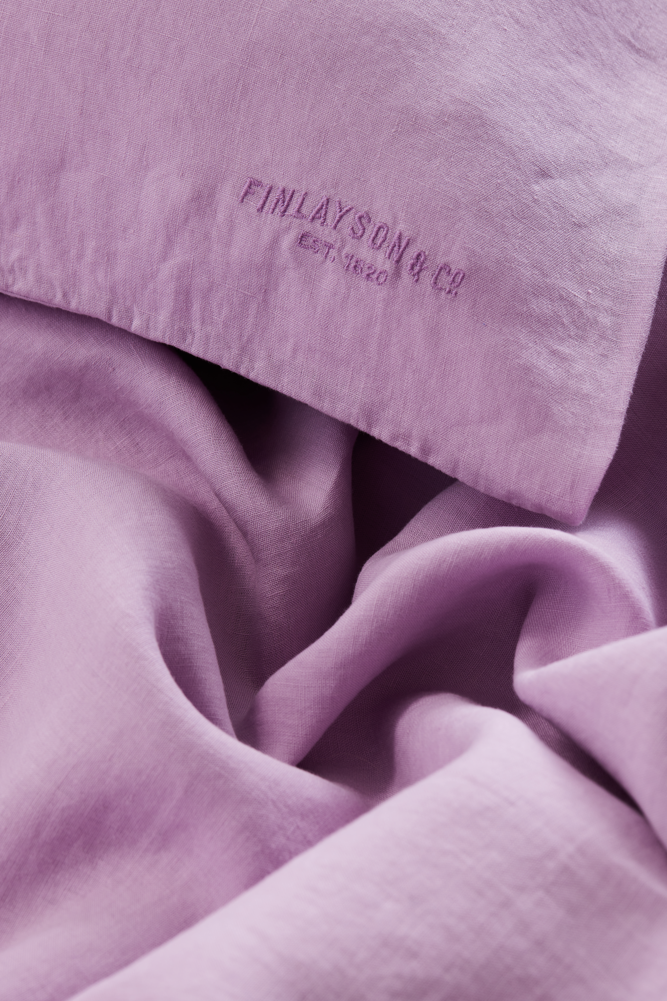 60765-0200-09-05_1; 60760-0200-09-06_1; Finlayson Lino Linen duvet cover set Lilac / 150x210 + 50x60 cm 