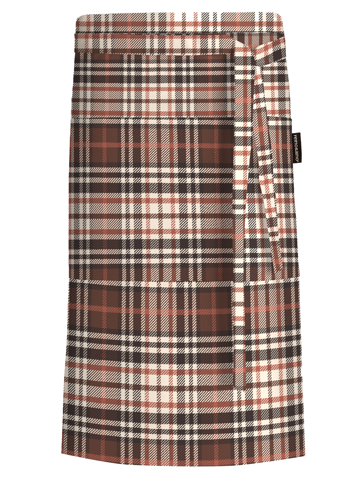 81039-1951-01-10; Finlayson Reino Half apron Brown / 88x75 cm 