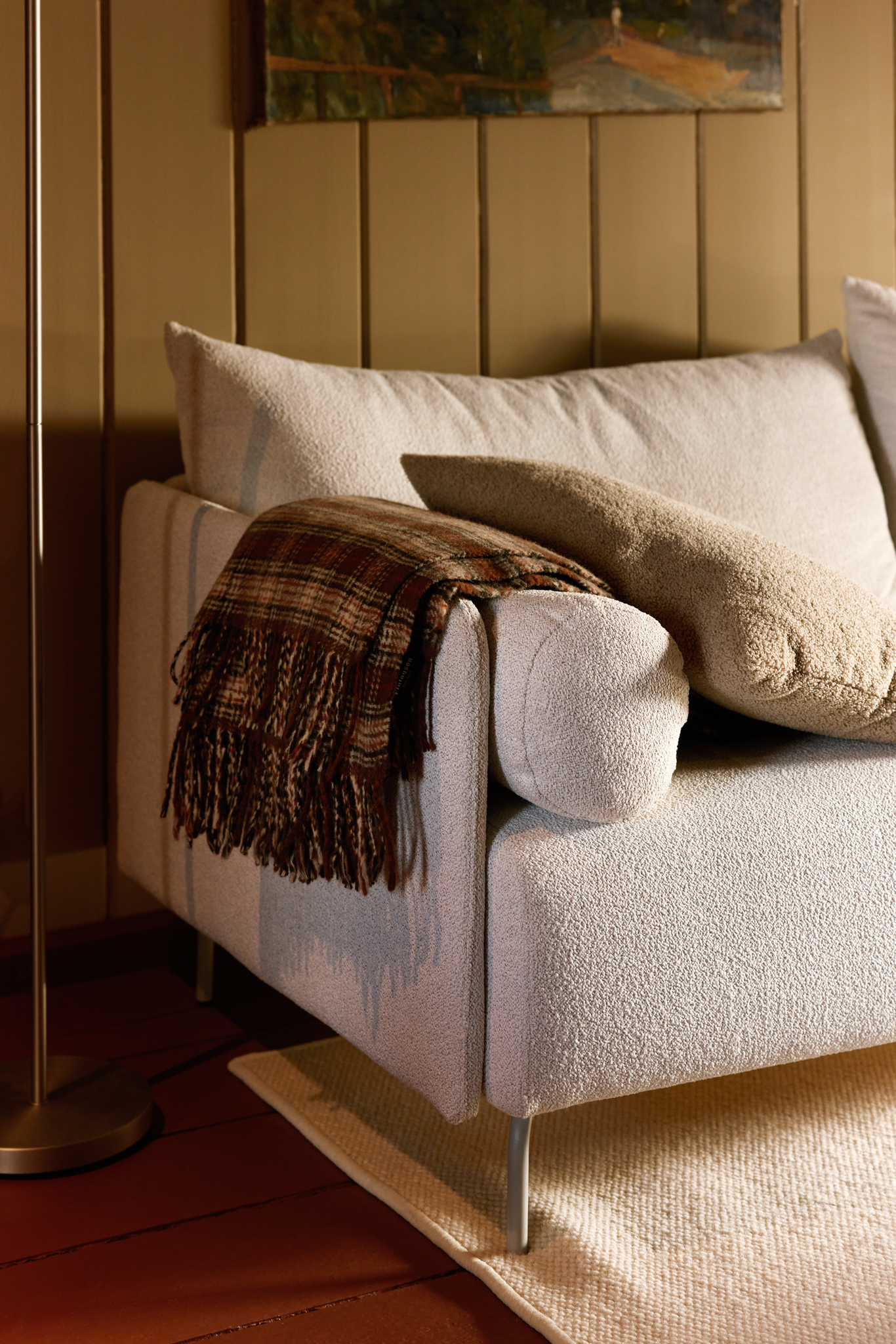 21993-1951-01-04_1; Finlayson Reino Blanket Brown / 130x170 cm 