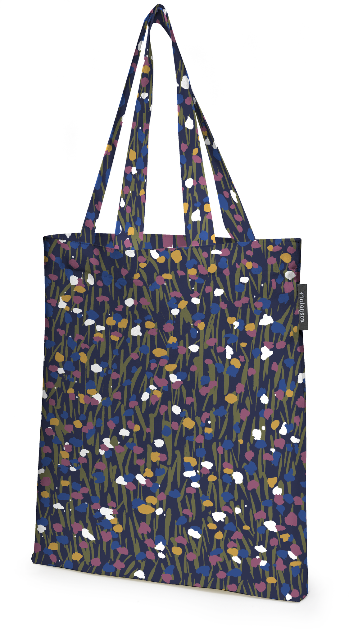 80220-5472-01-05; Finlayson Sievä Tote bag Blue / Plum / 36x42 cm 