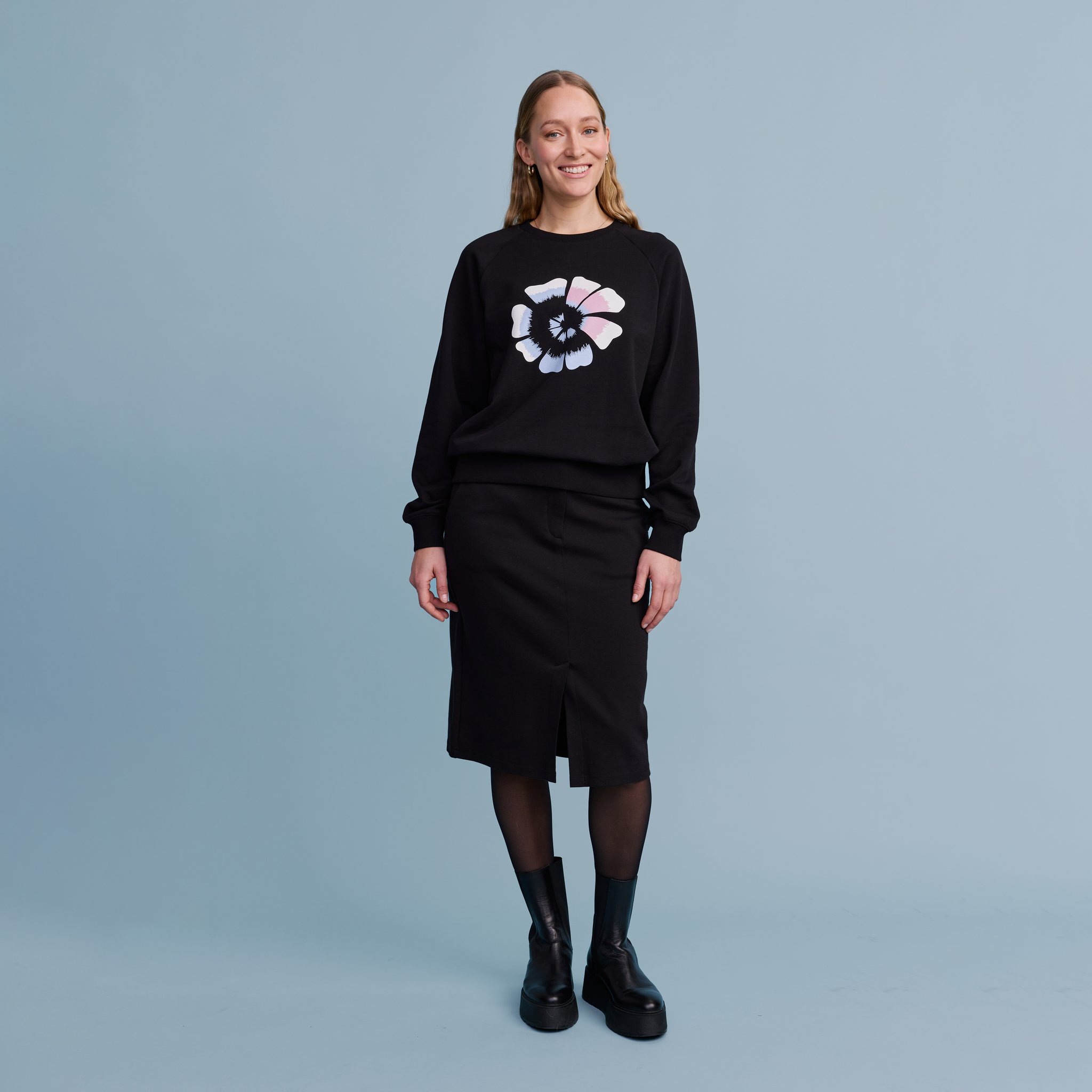 22595451004; Finlayson Lenita Sweatshirt Black / XL 