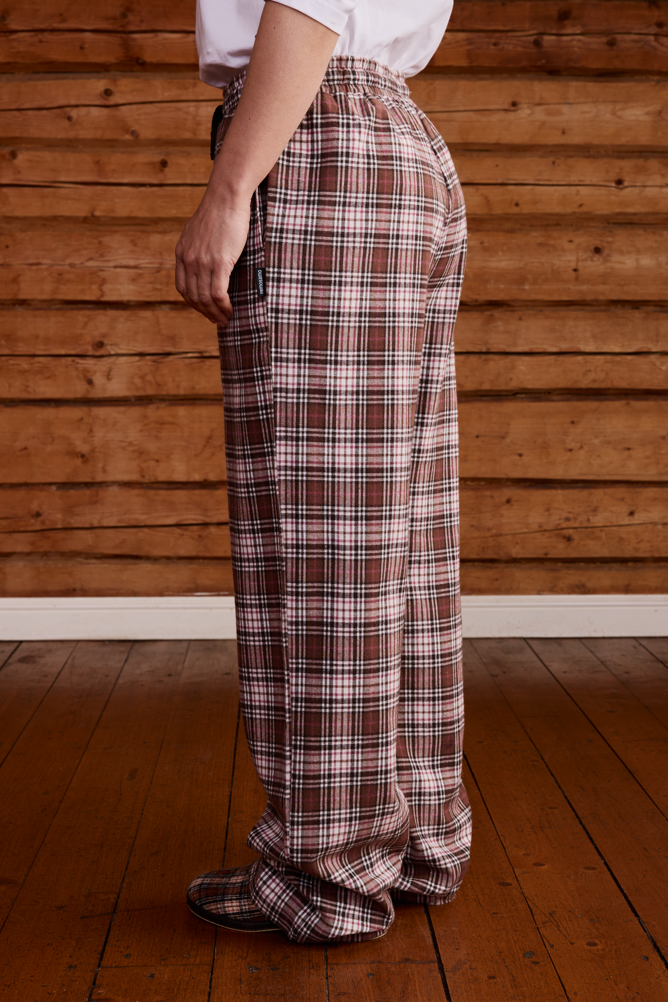 22719186004_4; 22719186001_4; 22719186002_4; 22719186003_4; Finlayson Aino Flannel Pyjama Trousers Brown / L 