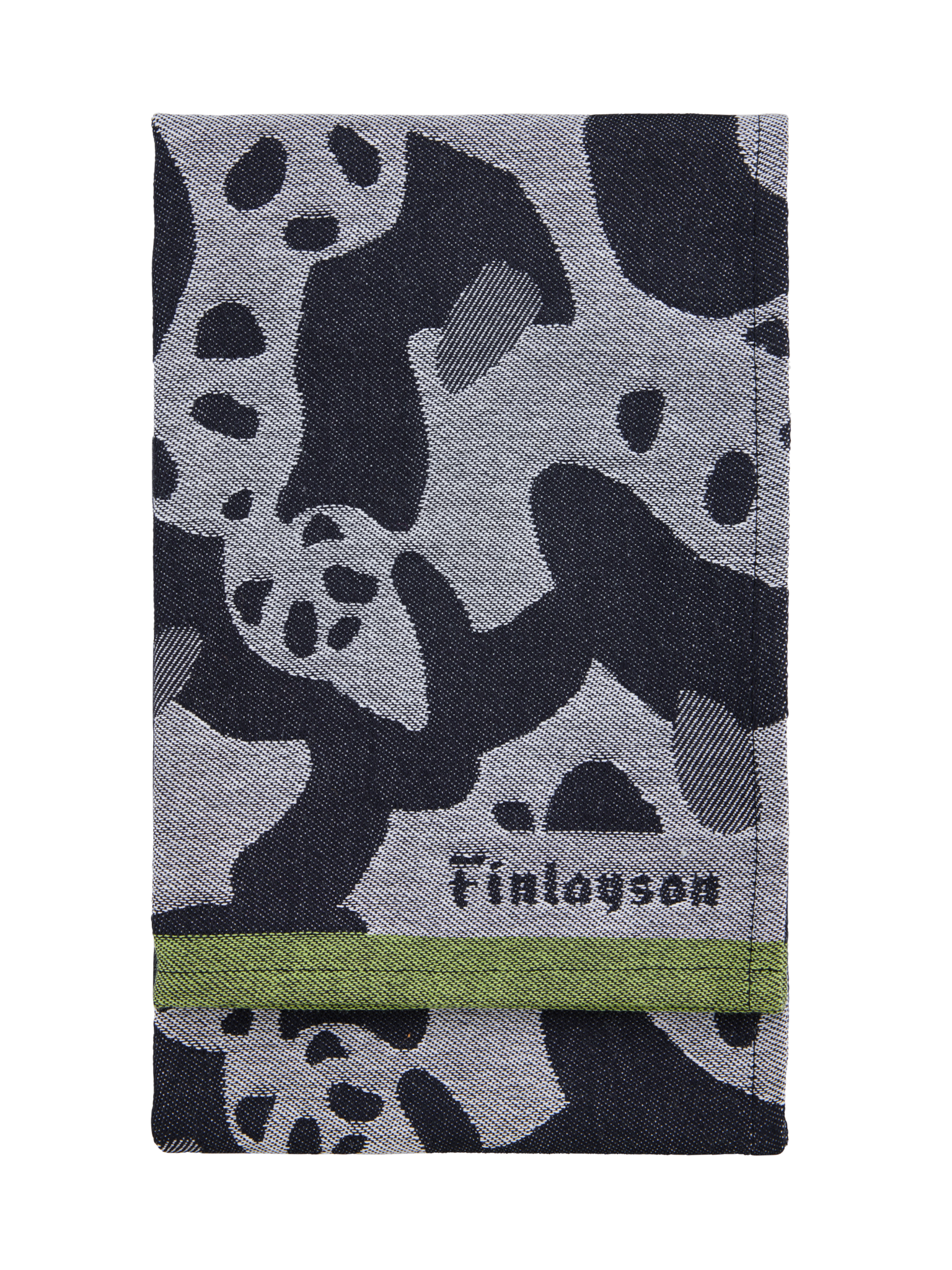 70940-5435-01-10; Finlayson Sukukokous Kitchen towel Black / White / Green / 70x50 cm 