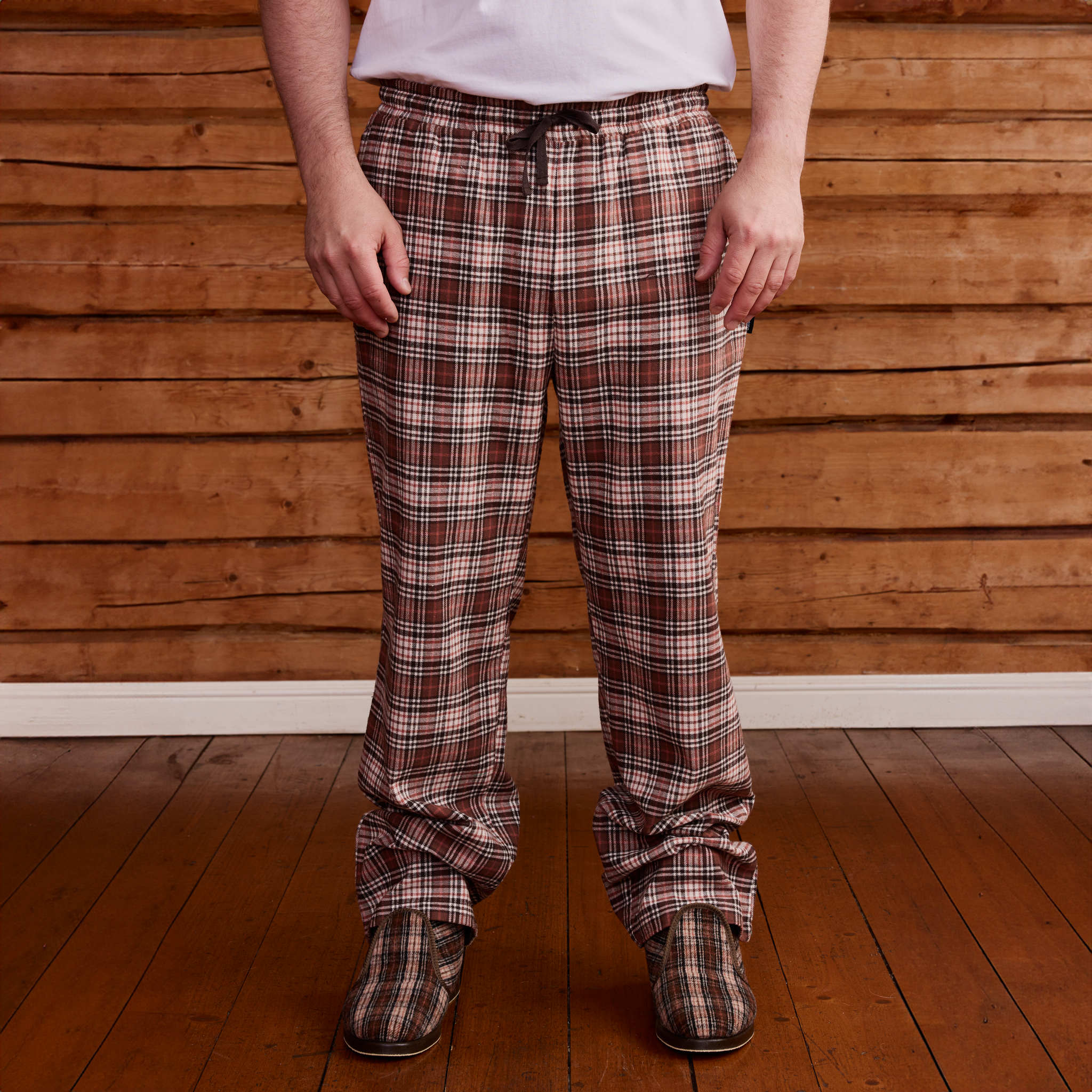 22751433005; 22751433004; 22751433001; 22751433002; 22751433003; Finlayson Reino Flannel pyjama trousers Brown / L 