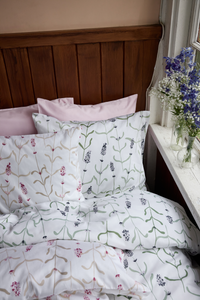 60714-5485-01-06; Finlayson COM Juuli sateen duvet cover set Rose / Beige / 150x210 + 50x60 cm
