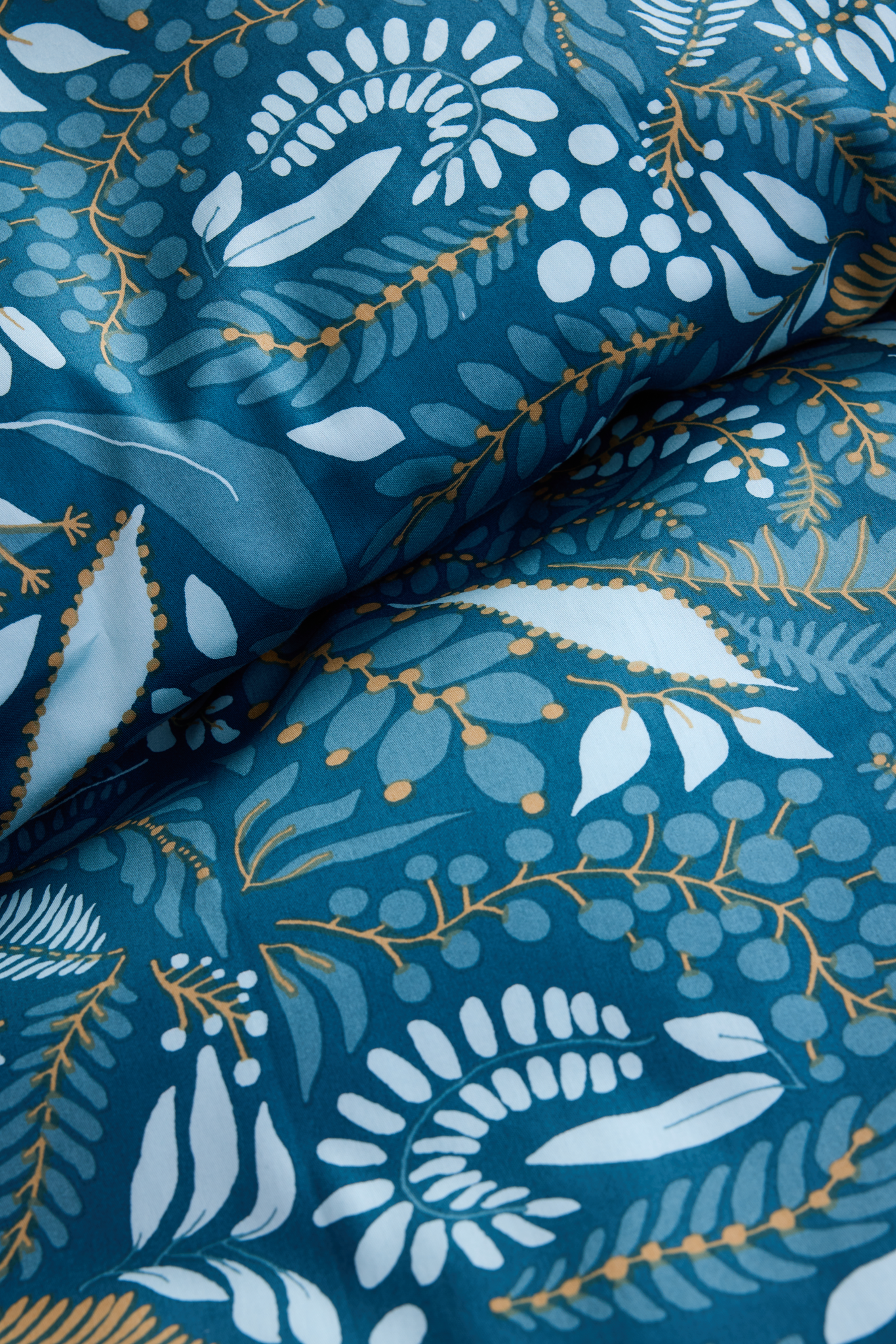 60138-5053-03-10_2; Finlayson Pihamaa Sateen Pillowcase Petrol / 50x60 cm 