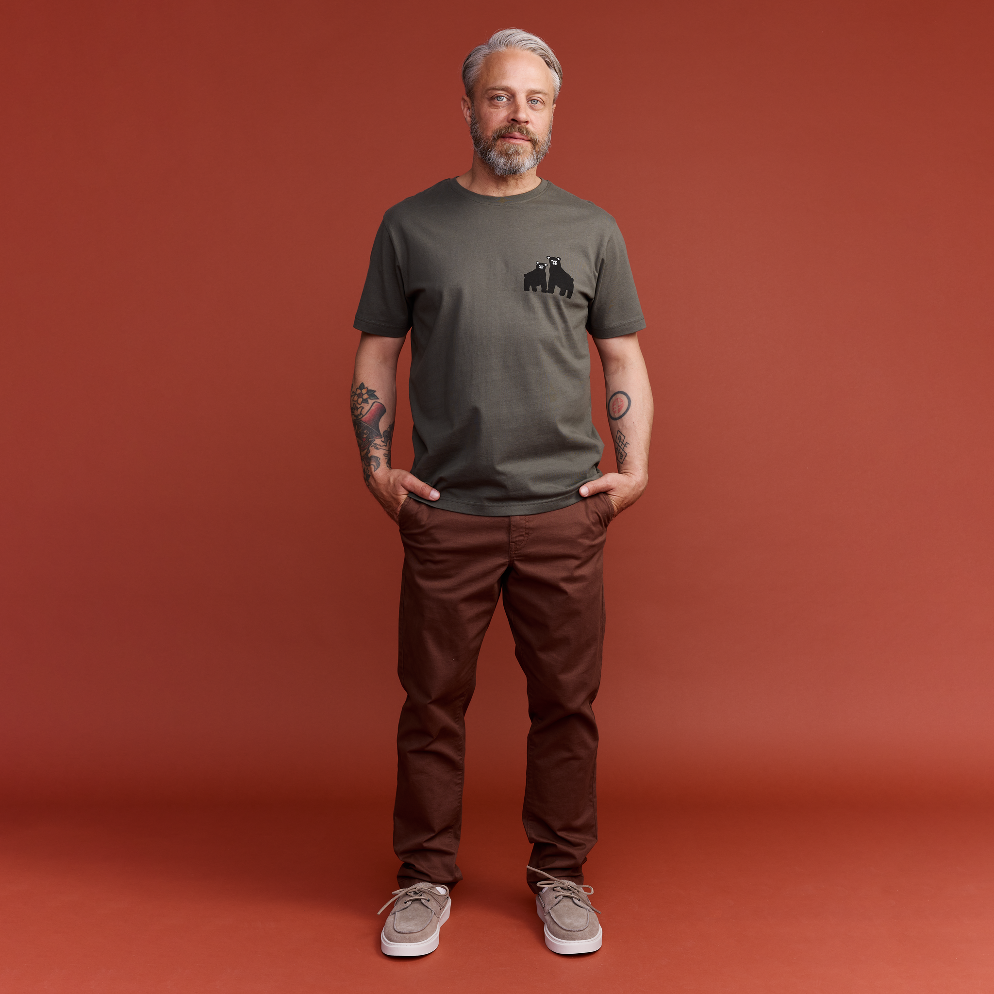22706814001; Finlayson Otso T-shirt Dark green / S 