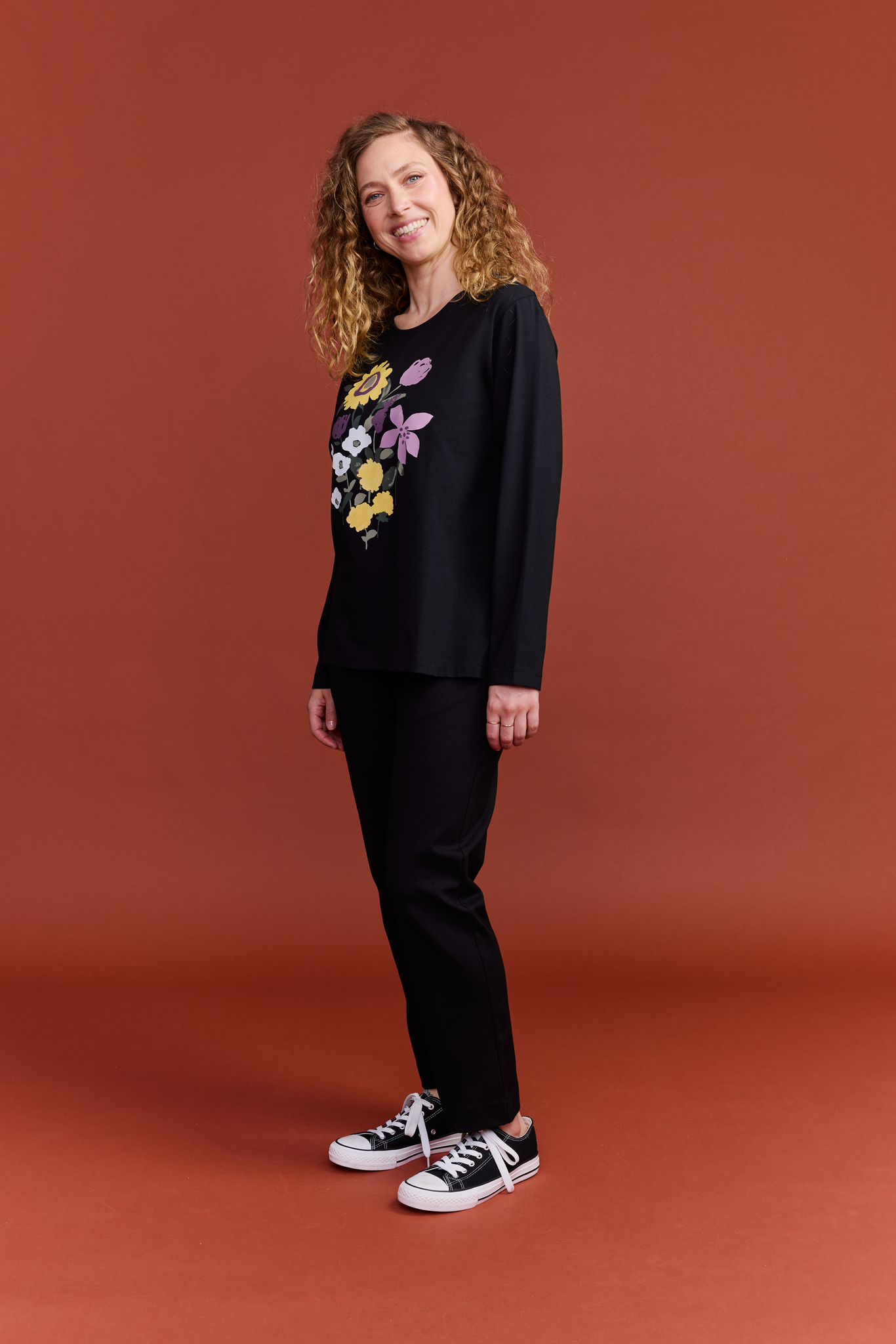 22702968004_2; Finlayson Ihana Tricot blouse Black / XL 