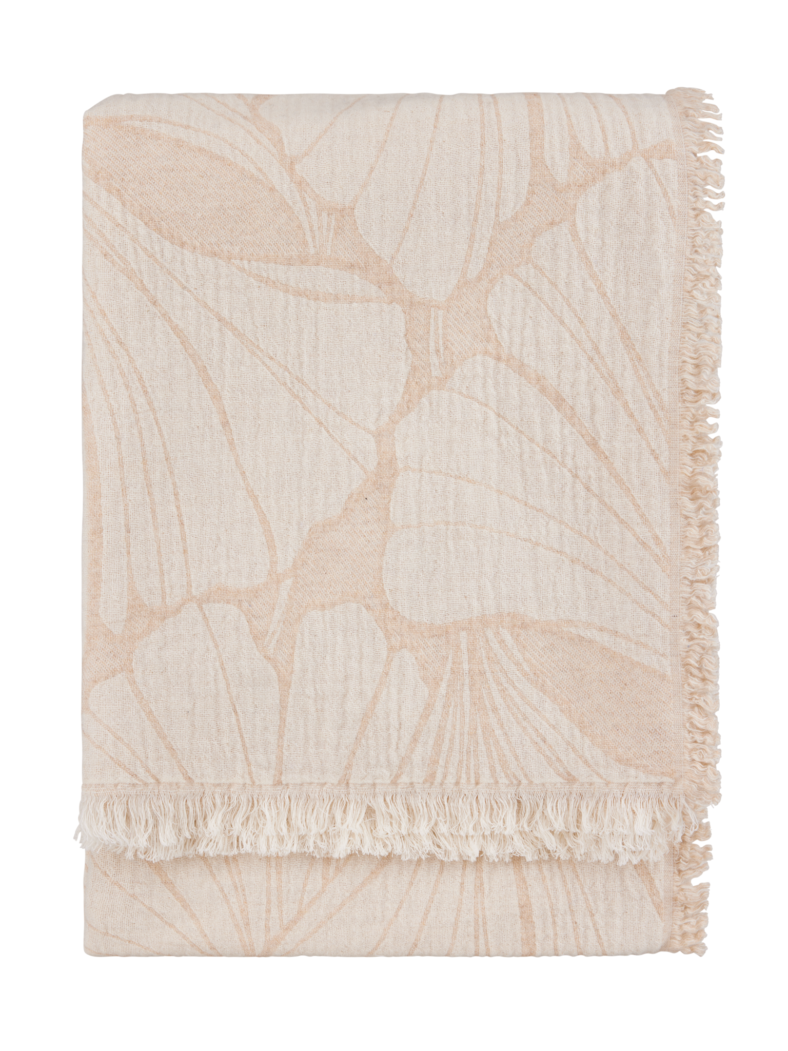 20630-5469-01-04; Finlayson Lilia Blanket Beige / White /  