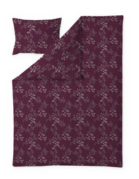 60652-5063-04-06; Finlayson Mustikka Duvet Cover set Dark Red / 150x210 + 50x60 cm 
