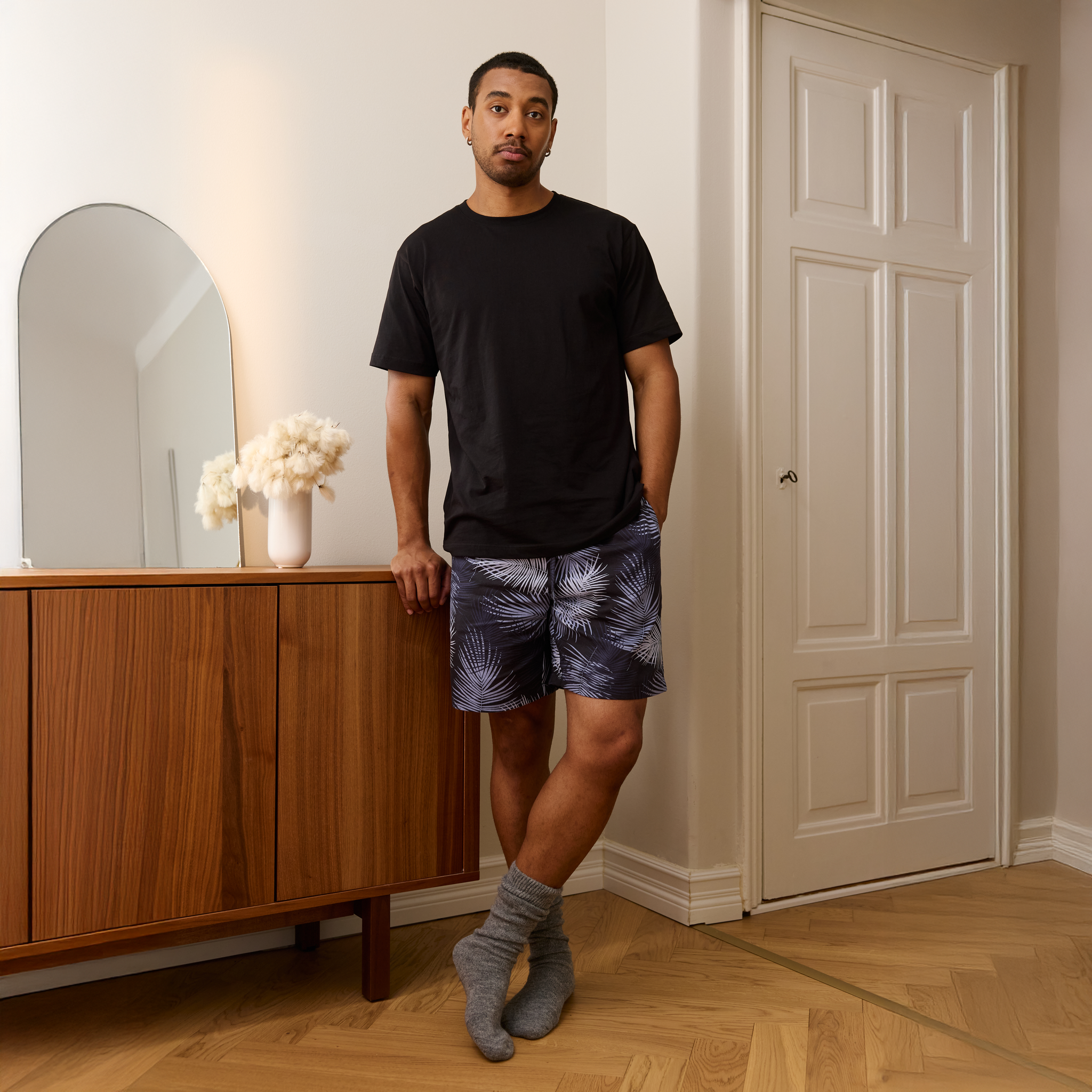 FM10002-961-XXL; Finlayson Palma Pyjama Black / Blue / XXL 