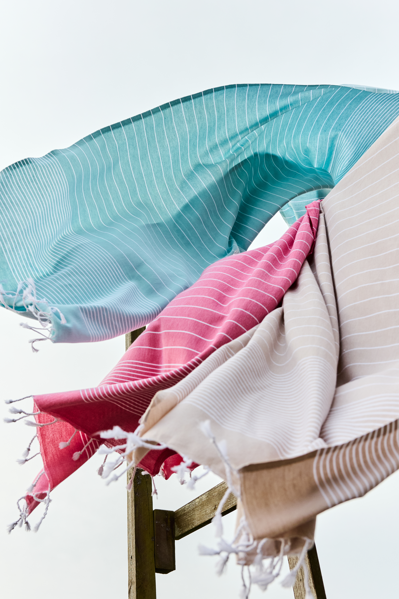 70169-1530-04-06_2; Finlayson Huili Hamam Bath towel Sand / 90x180 cm 