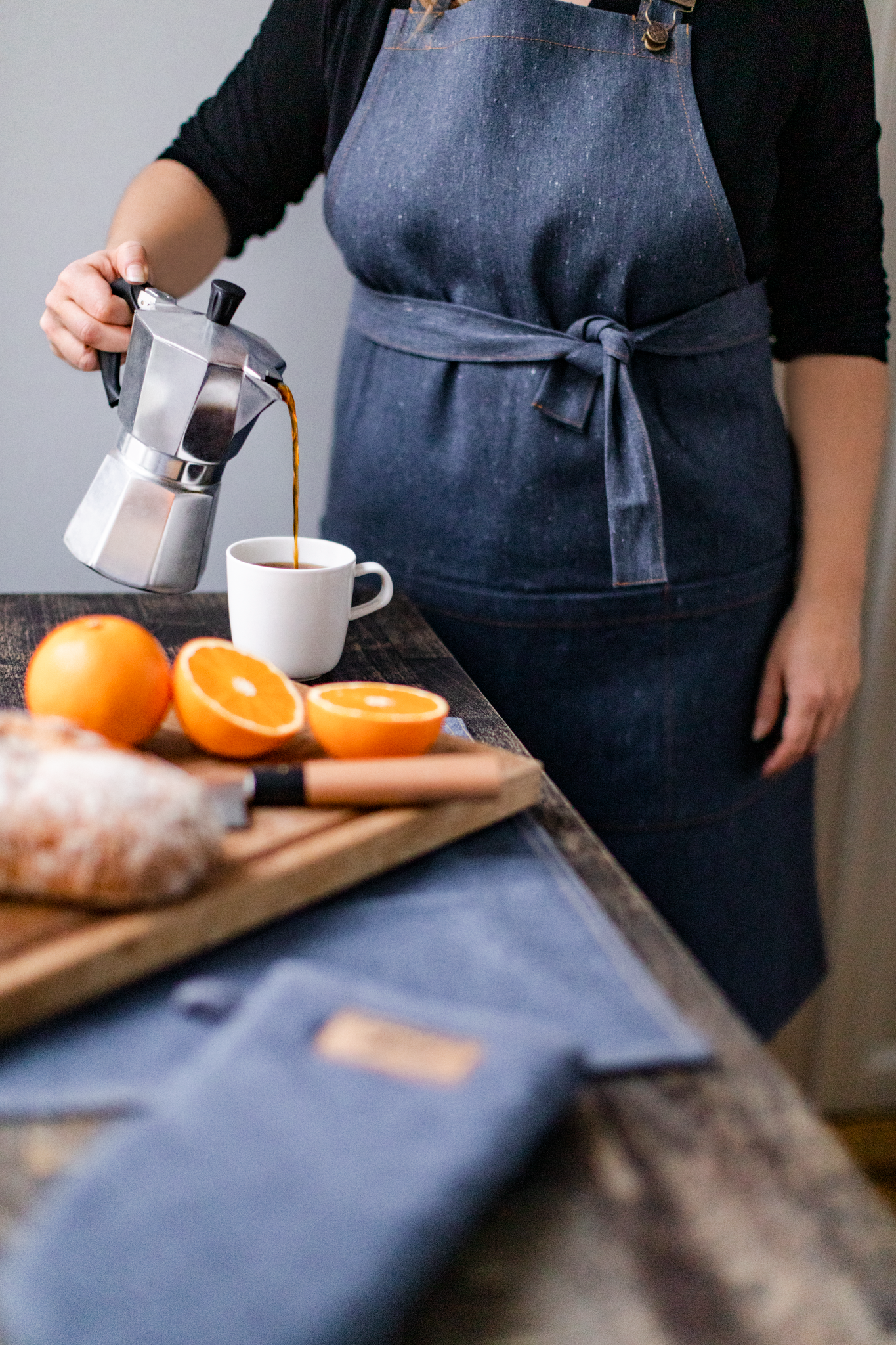 80040-0100-01-10_2; Finlayson Old Jeans Apron Blue / 70x85 cm 