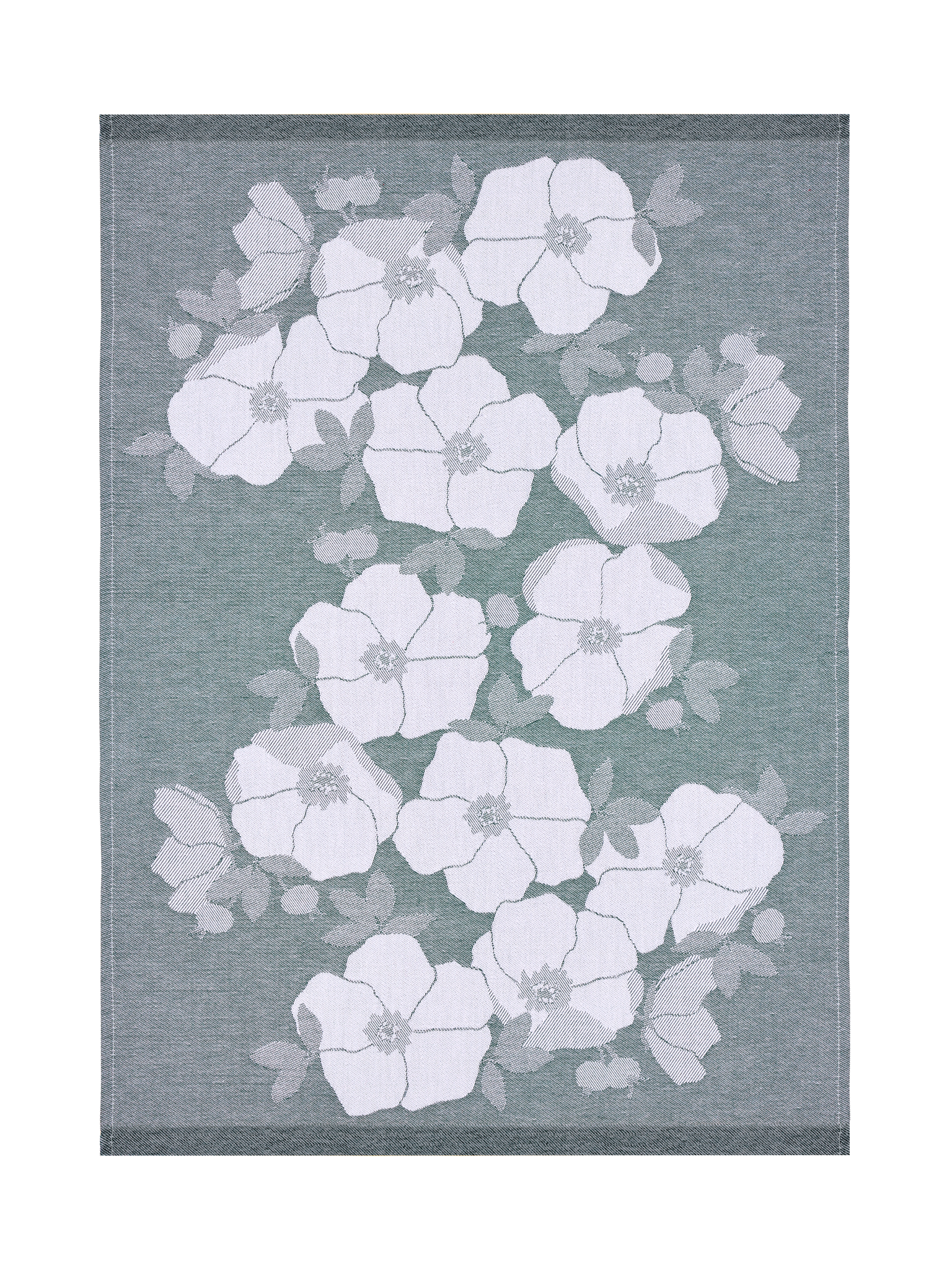 70940-5489-02-10; Finlayson Rosa Kitchen Towel 2 pcs Dark Green / 50x70 cm 