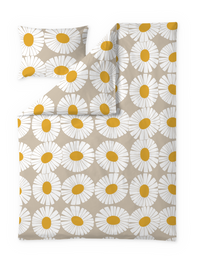 Finlayson COM Valo duvet cover set Sand / Dark yellow / 150x210 + 50x60 cm