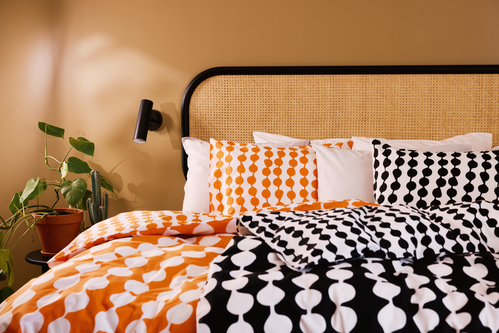 60652-4654-13-06_2; Finlayson   Orange / White / 150x210 + 50x60 cm 