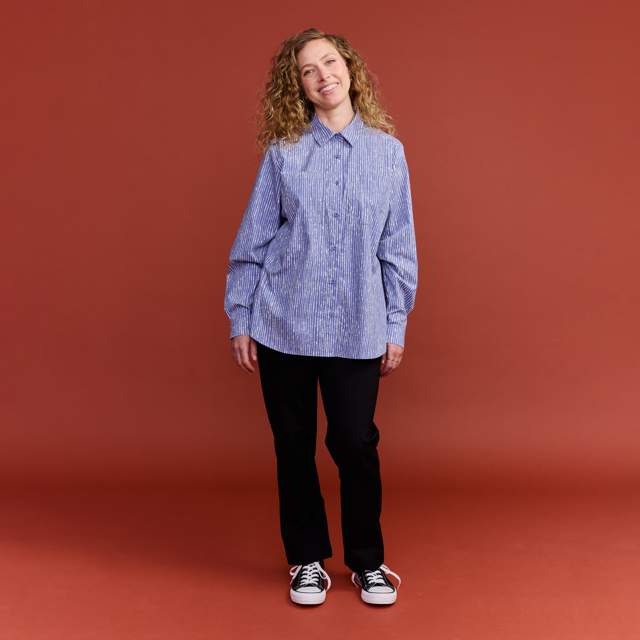 22702978001; Finlayson Korte Shirt Blue / 34 