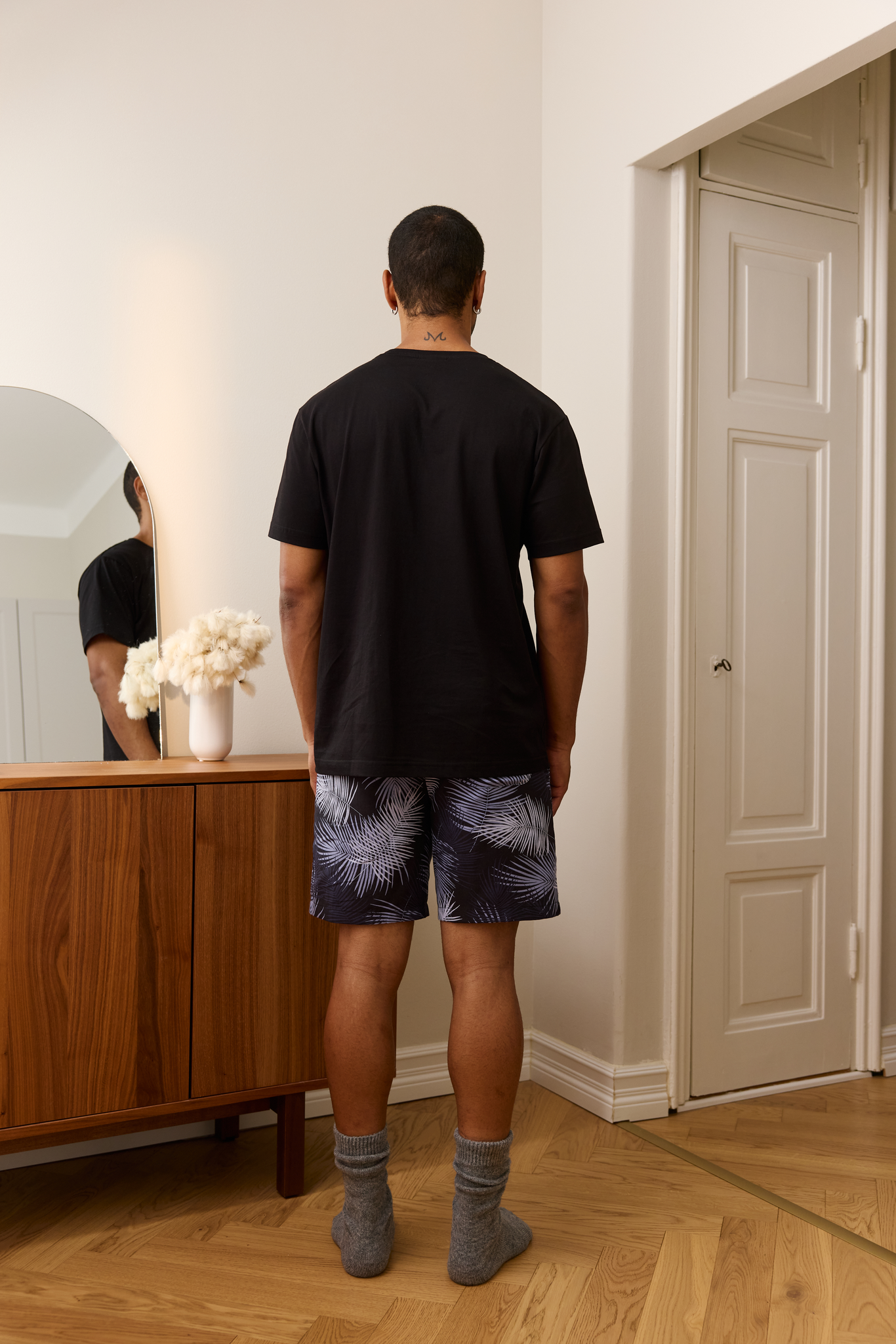 FM10002-961-M_5; Finlayson Palma Pyjama Black / Blue / M 