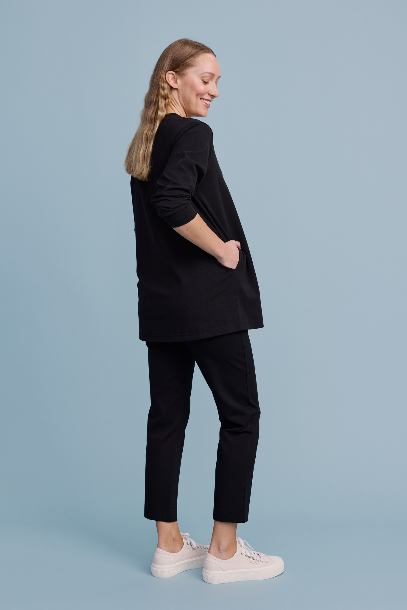 22595463004_2; Finlayson Ulla Tricot Tunic Black / L 