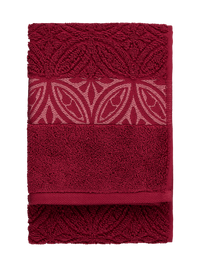 71075-1387-05-12; Finlaysonshop.com Elektra towel Red / 50x70 cm